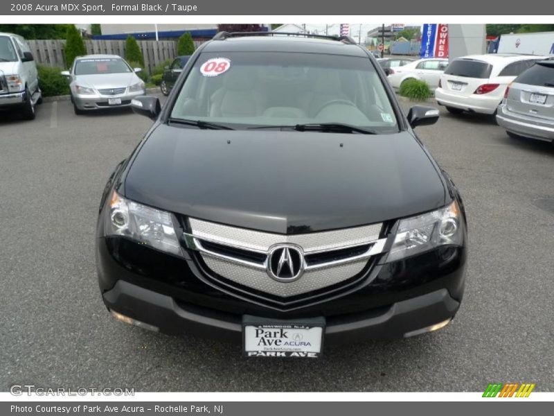 Formal Black / Taupe 2008 Acura MDX Sport