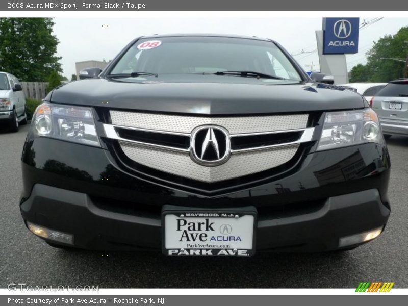 Formal Black / Taupe 2008 Acura MDX Sport