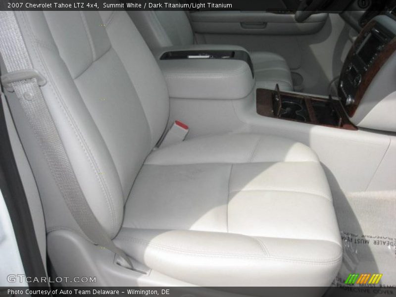 Summit White / Dark Titanium/Light Titanium 2007 Chevrolet Tahoe LTZ 4x4