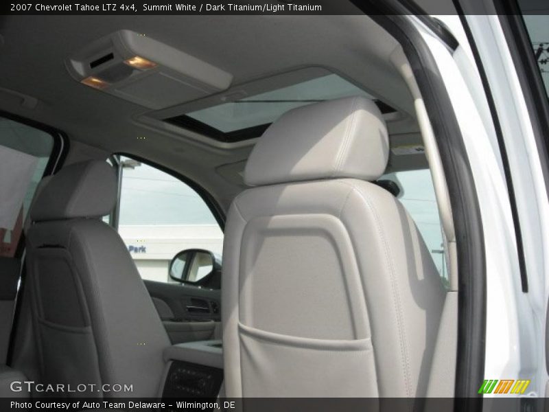 Summit White / Dark Titanium/Light Titanium 2007 Chevrolet Tahoe LTZ 4x4