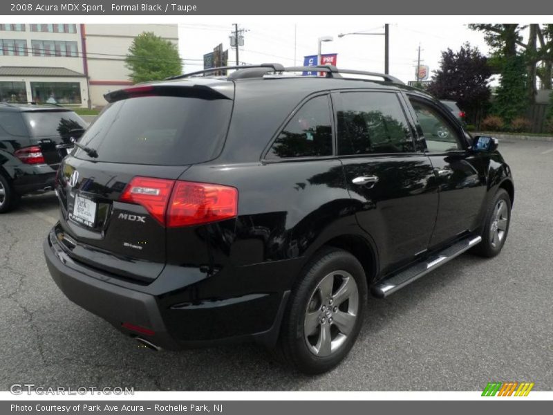 Formal Black / Taupe 2008 Acura MDX Sport