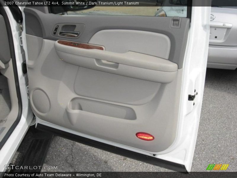 Summit White / Dark Titanium/Light Titanium 2007 Chevrolet Tahoe LTZ 4x4