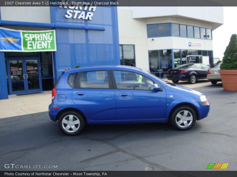 Bright Blue / Charcoal Black 2007 Chevrolet Aveo 5 LS Hatchback