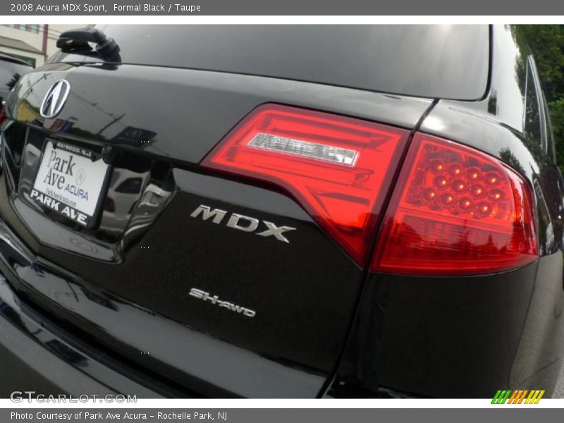 Formal Black / Taupe 2008 Acura MDX Sport