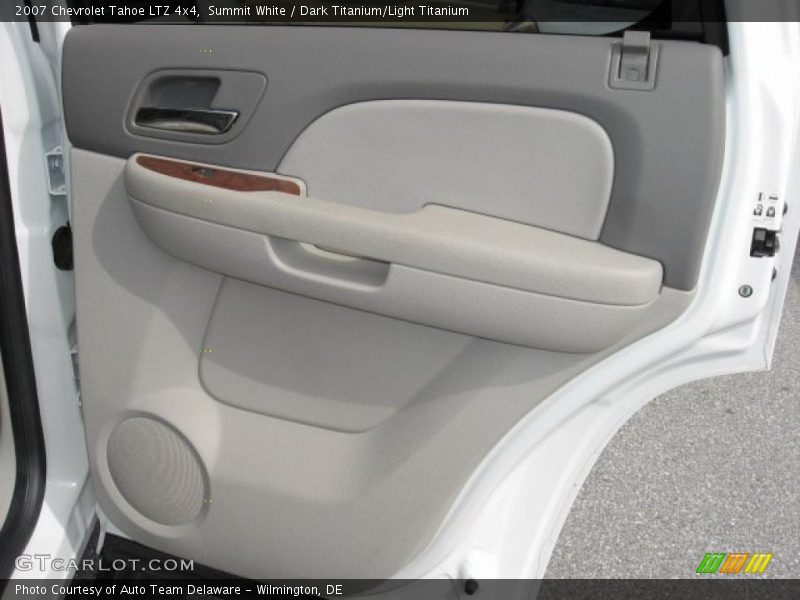 Summit White / Dark Titanium/Light Titanium 2007 Chevrolet Tahoe LTZ 4x4
