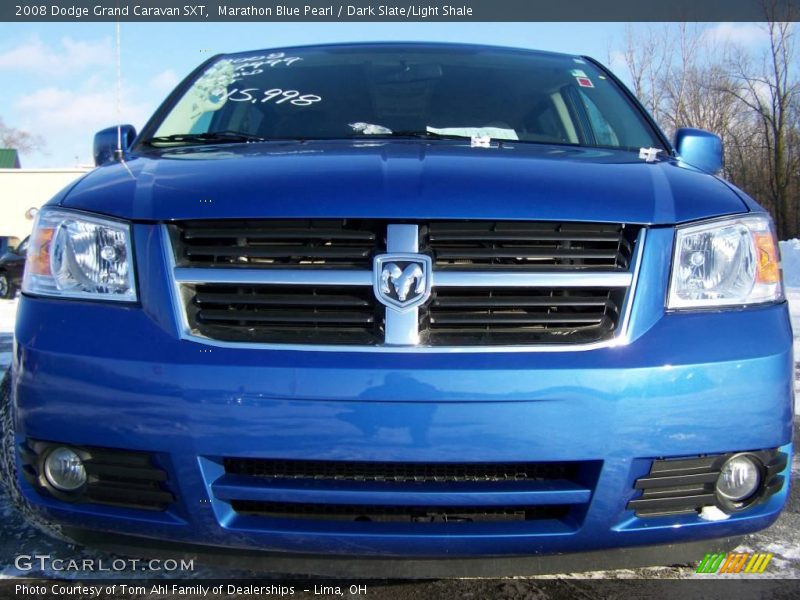 Marathon Blue Pearl / Dark Slate/Light Shale 2008 Dodge Grand Caravan SXT