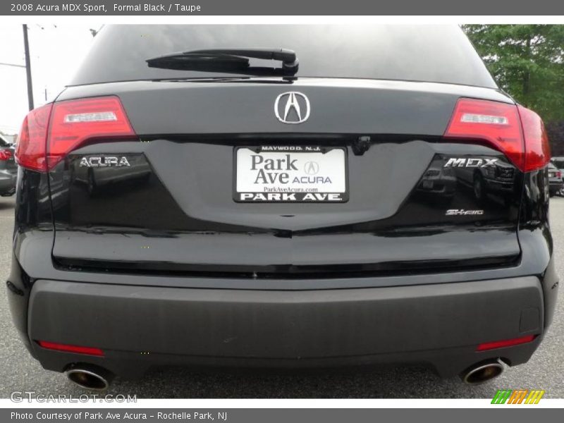 Formal Black / Taupe 2008 Acura MDX Sport