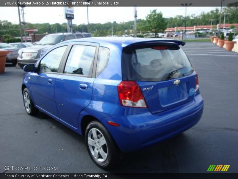 Bright Blue / Charcoal Black 2007 Chevrolet Aveo 5 LS Hatchback