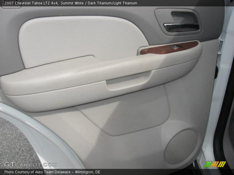 Summit White / Dark Titanium/Light Titanium 2007 Chevrolet Tahoe LTZ 4x4