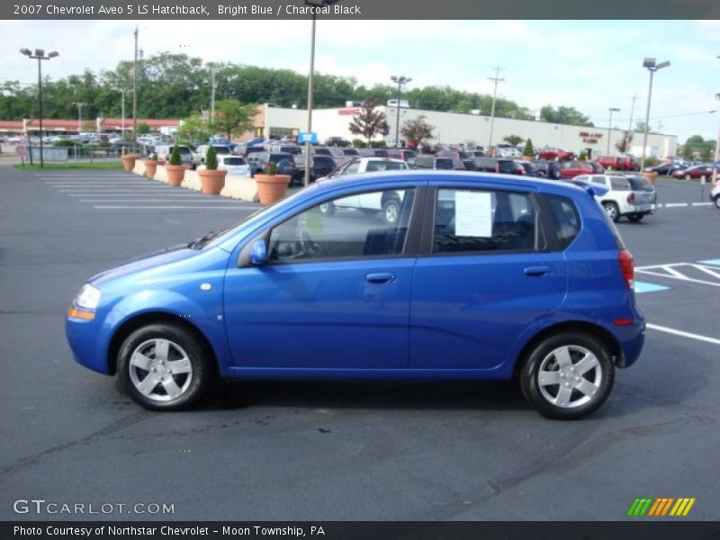 Bright Blue / Charcoal Black 2007 Chevrolet Aveo 5 LS Hatchback