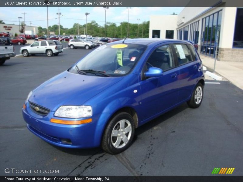 Bright Blue / Charcoal Black 2007 Chevrolet Aveo 5 LS Hatchback