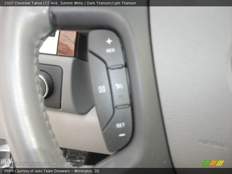 Summit White / Dark Titanium/Light Titanium 2007 Chevrolet Tahoe LTZ 4x4