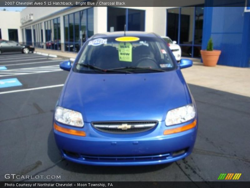 Bright Blue / Charcoal Black 2007 Chevrolet Aveo 5 LS Hatchback