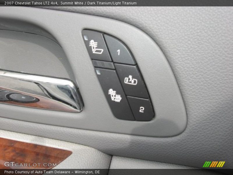 Summit White / Dark Titanium/Light Titanium 2007 Chevrolet Tahoe LTZ 4x4