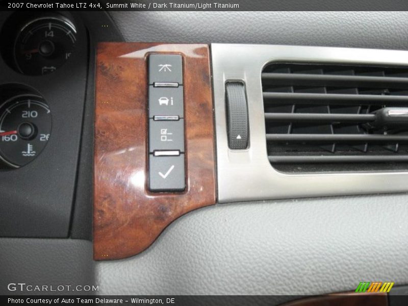 Summit White / Dark Titanium/Light Titanium 2007 Chevrolet Tahoe LTZ 4x4