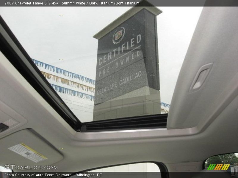 Summit White / Dark Titanium/Light Titanium 2007 Chevrolet Tahoe LTZ 4x4