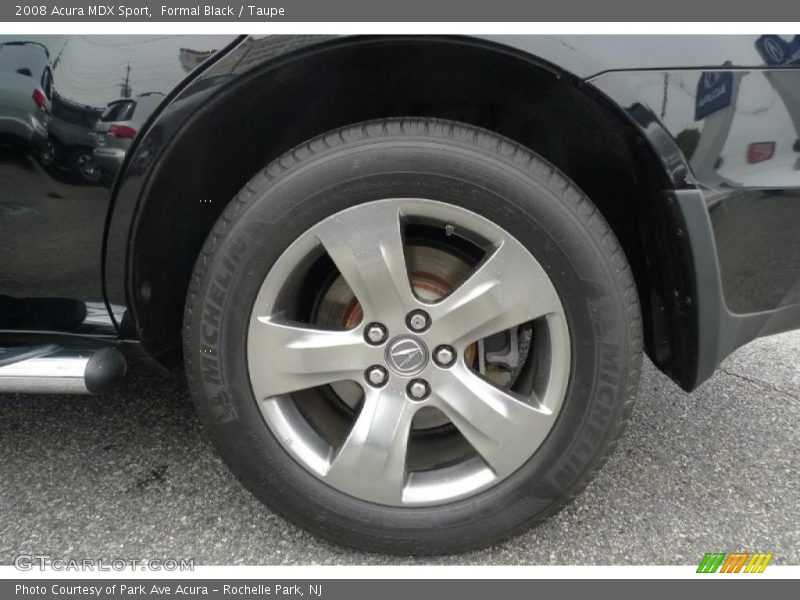 Formal Black / Taupe 2008 Acura MDX Sport