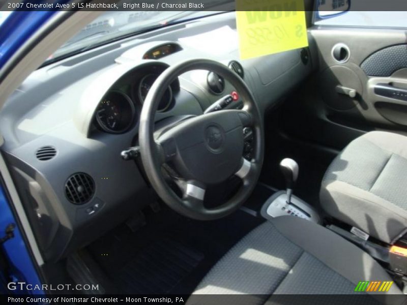 Bright Blue / Charcoal Black 2007 Chevrolet Aveo 5 LS Hatchback