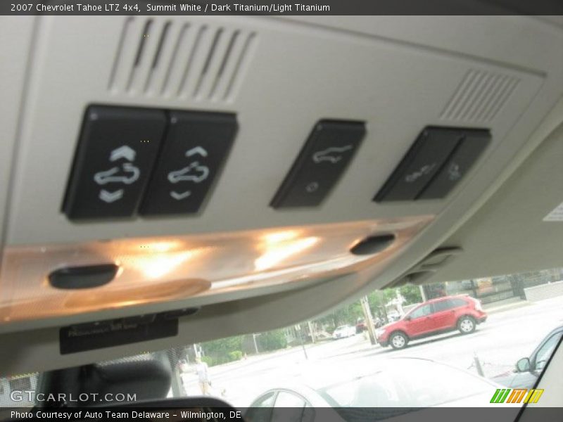 Summit White / Dark Titanium/Light Titanium 2007 Chevrolet Tahoe LTZ 4x4