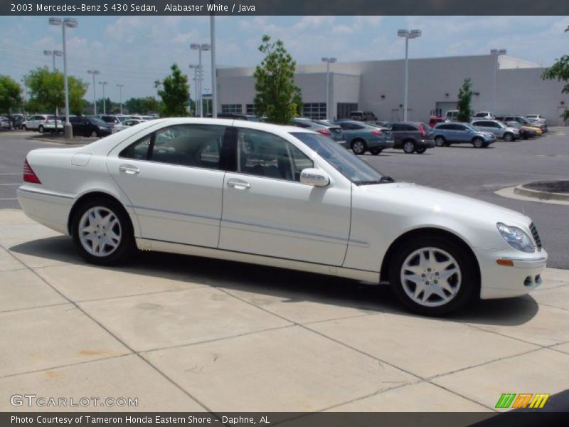 Alabaster White / Java 2003 Mercedes-Benz S 430 Sedan