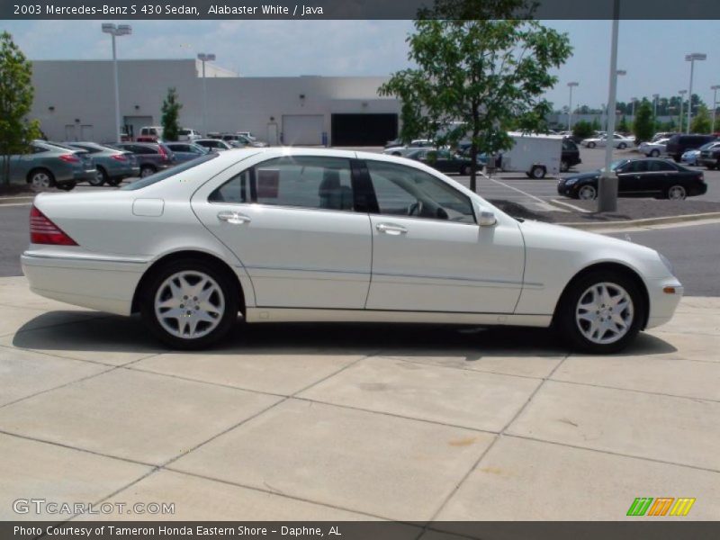 Alabaster White / Java 2003 Mercedes-Benz S 430 Sedan