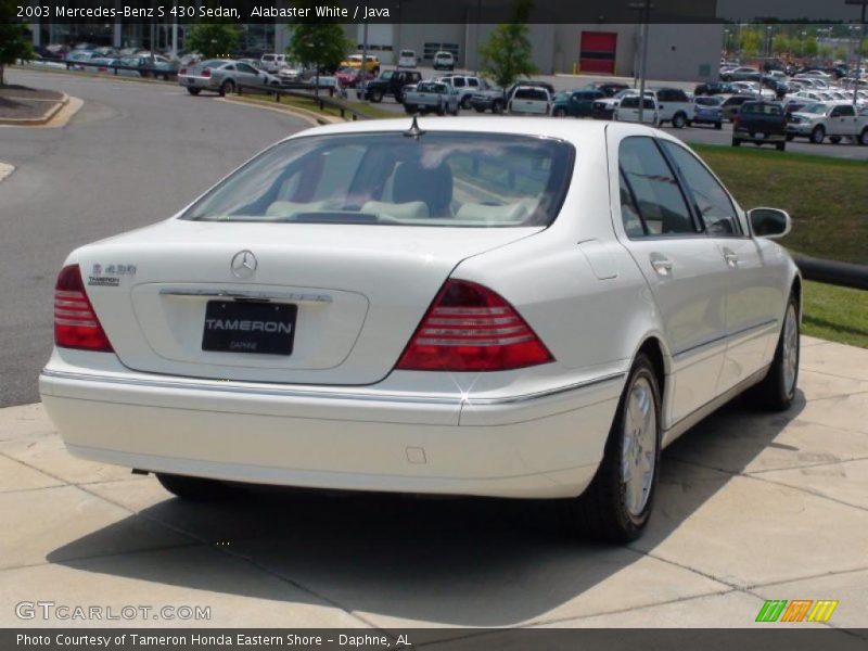 Alabaster White / Java 2003 Mercedes-Benz S 430 Sedan