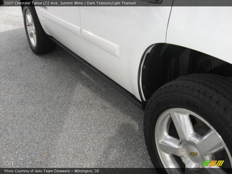Summit White / Dark Titanium/Light Titanium 2007 Chevrolet Tahoe LTZ 4x4