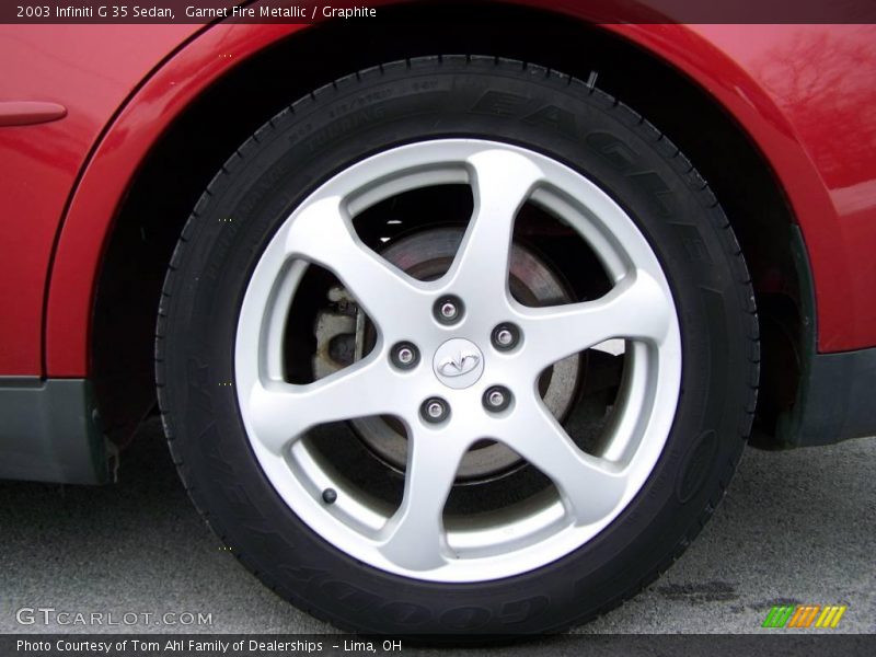 Garnet Fire Metallic / Graphite 2003 Infiniti G 35 Sedan