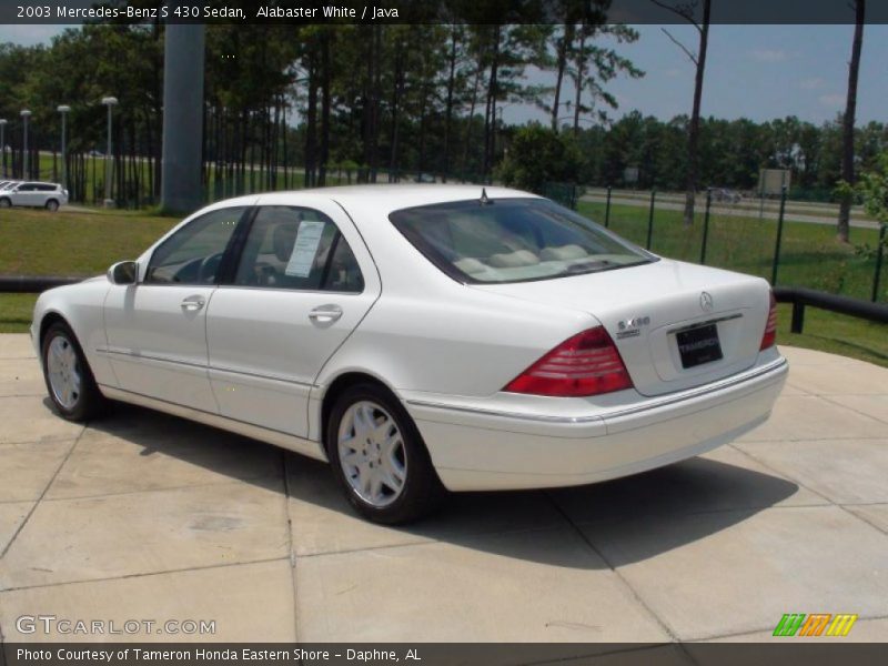 Alabaster White / Java 2003 Mercedes-Benz S 430 Sedan