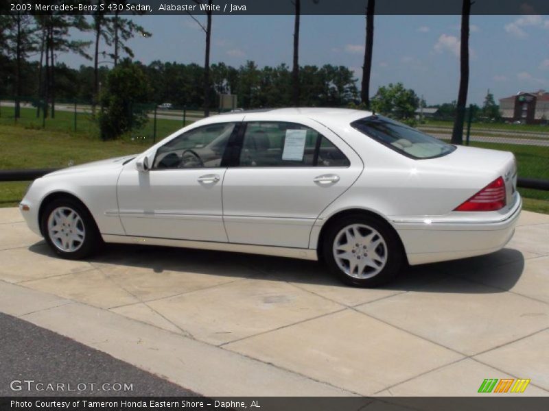 Alabaster White / Java 2003 Mercedes-Benz S 430 Sedan