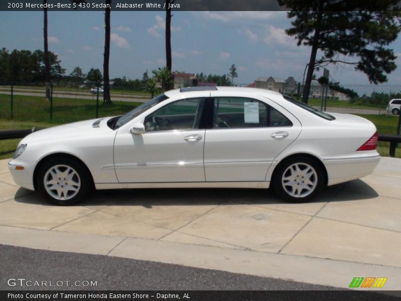 Alabaster White / Java 2003 Mercedes-Benz S 430 Sedan