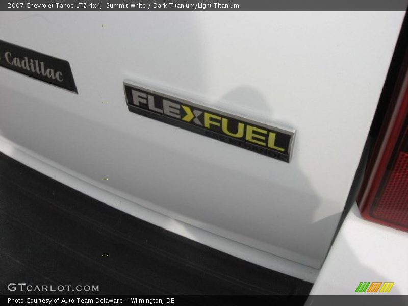 Summit White / Dark Titanium/Light Titanium 2007 Chevrolet Tahoe LTZ 4x4