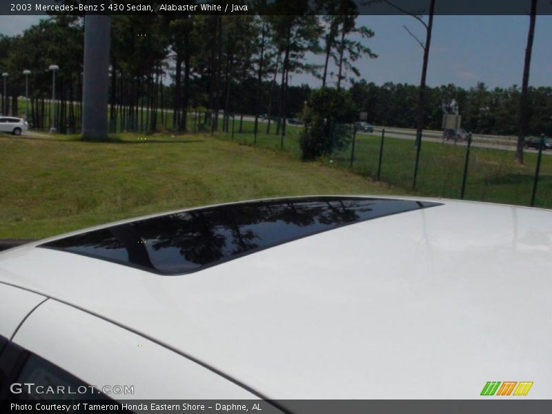 Alabaster White / Java 2003 Mercedes-Benz S 430 Sedan