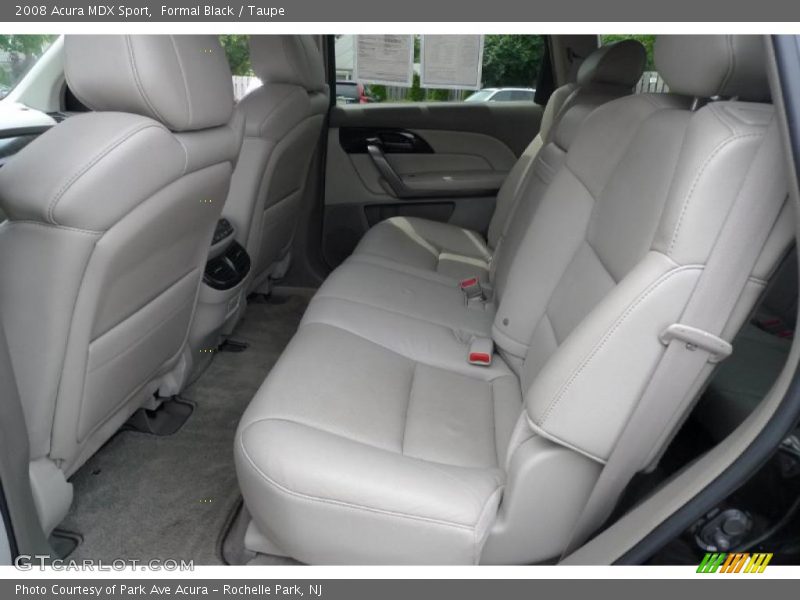 Formal Black / Taupe 2008 Acura MDX Sport
