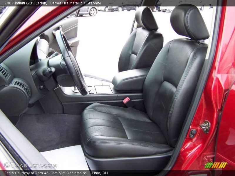 Garnet Fire Metallic / Graphite 2003 Infiniti G 35 Sedan
