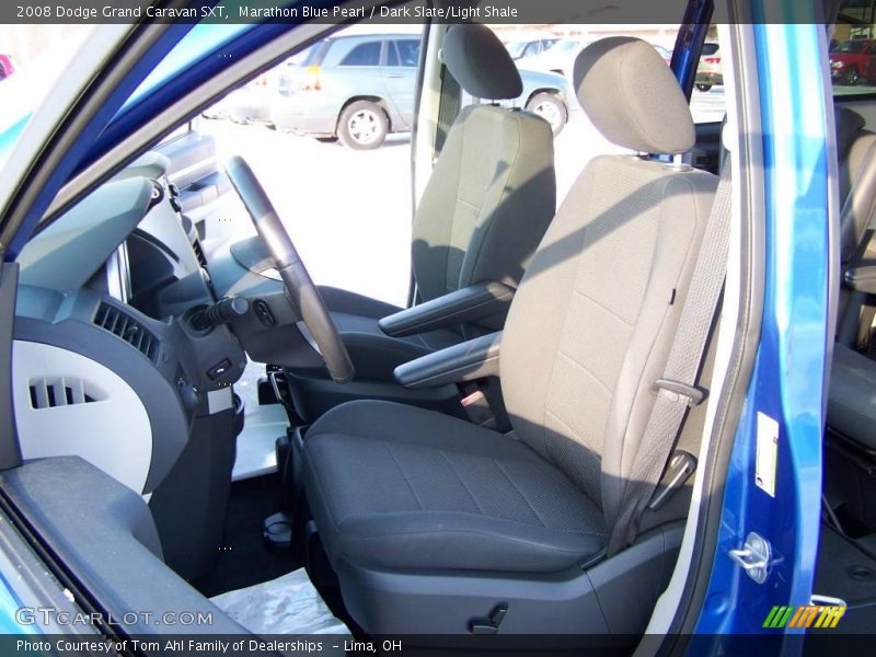 Marathon Blue Pearl / Dark Slate/Light Shale 2008 Dodge Grand Caravan SXT