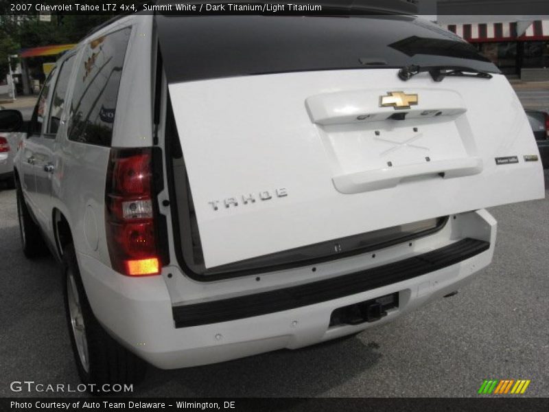 Summit White / Dark Titanium/Light Titanium 2007 Chevrolet Tahoe LTZ 4x4