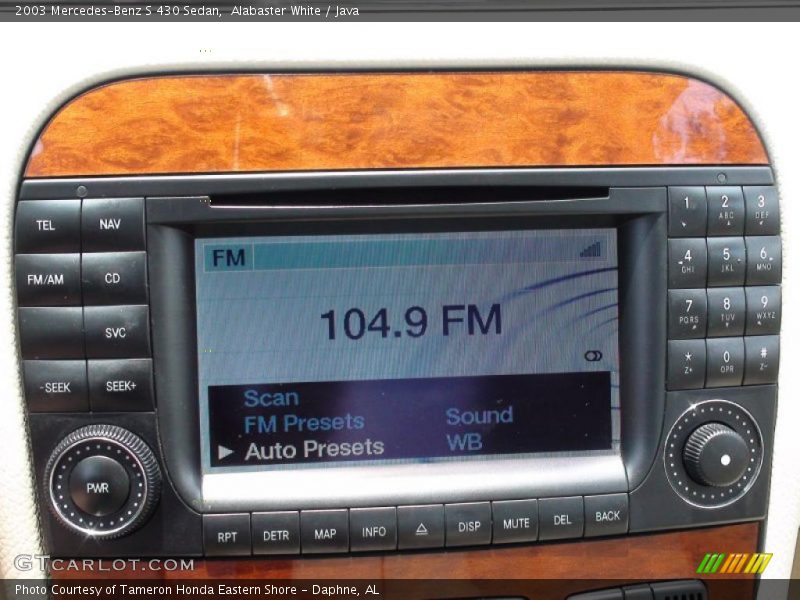 Alabaster White / Java 2003 Mercedes-Benz S 430 Sedan