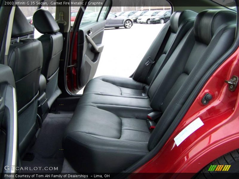 Garnet Fire Metallic / Graphite 2003 Infiniti G 35 Sedan