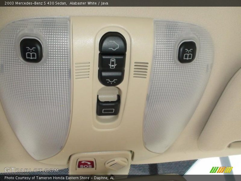 Alabaster White / Java 2003 Mercedes-Benz S 430 Sedan