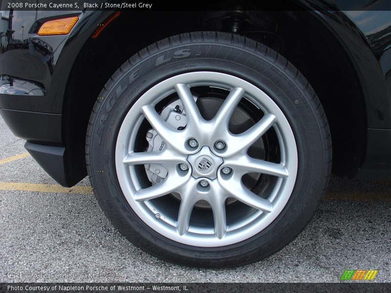 Black / Stone/Steel Grey 2008 Porsche Cayenne S