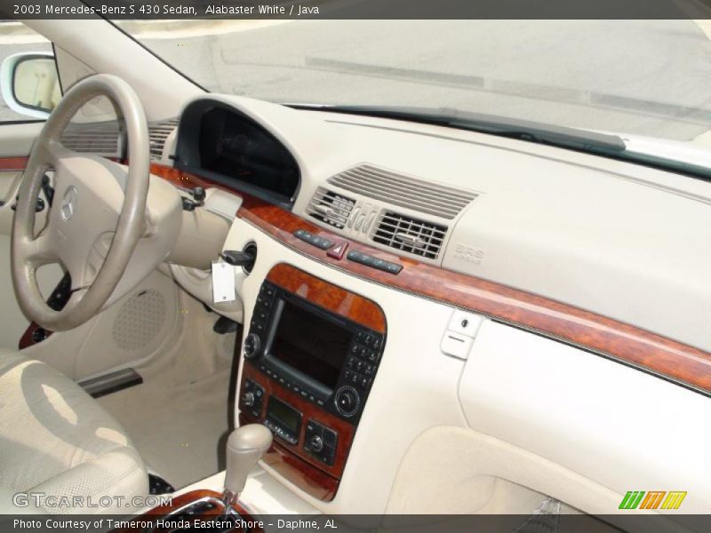 Alabaster White / Java 2003 Mercedes-Benz S 430 Sedan