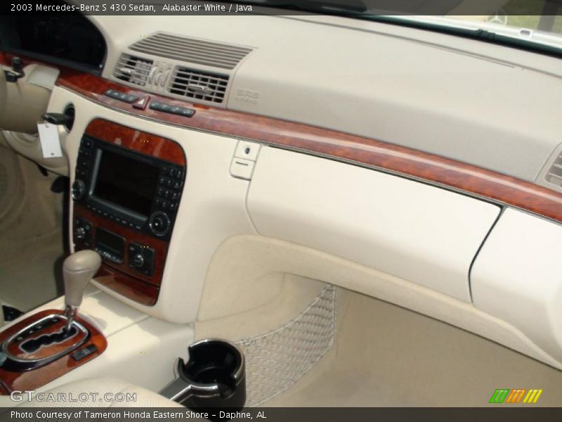 Alabaster White / Java 2003 Mercedes-Benz S 430 Sedan