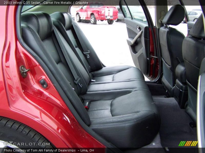 Garnet Fire Metallic / Graphite 2003 Infiniti G 35 Sedan