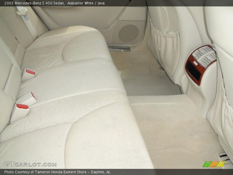 Alabaster White / Java 2003 Mercedes-Benz S 430 Sedan