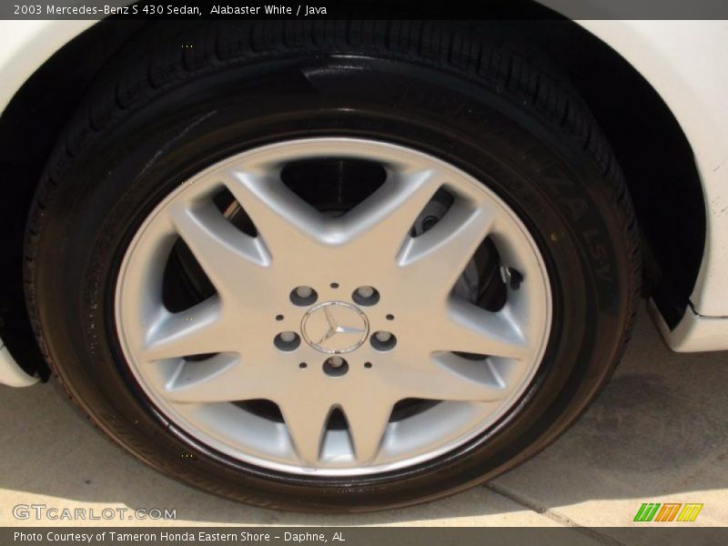Alabaster White / Java 2003 Mercedes-Benz S 430 Sedan