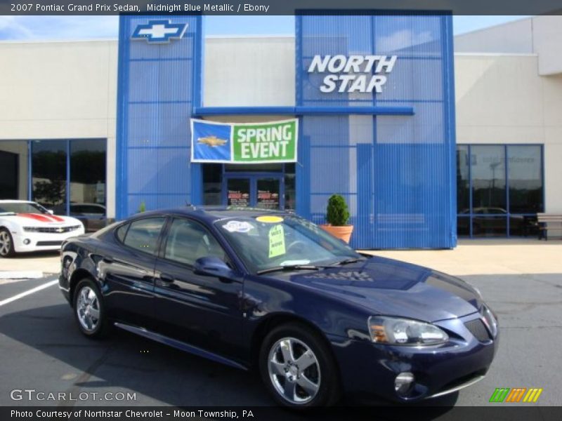 Midnight Blue Metallic / Ebony 2007 Pontiac Grand Prix Sedan