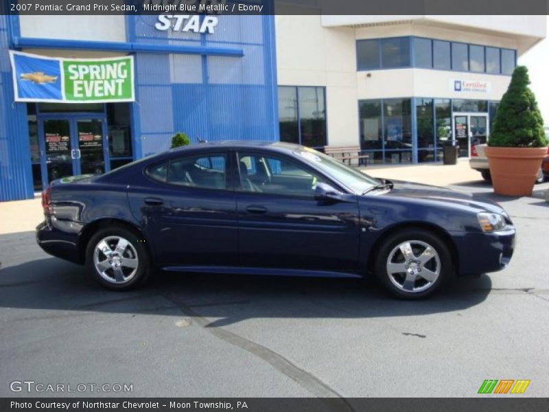 Midnight Blue Metallic / Ebony 2007 Pontiac Grand Prix Sedan