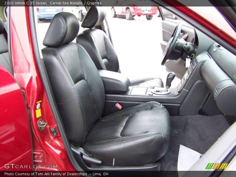 Garnet Fire Metallic / Graphite 2003 Infiniti G 35 Sedan