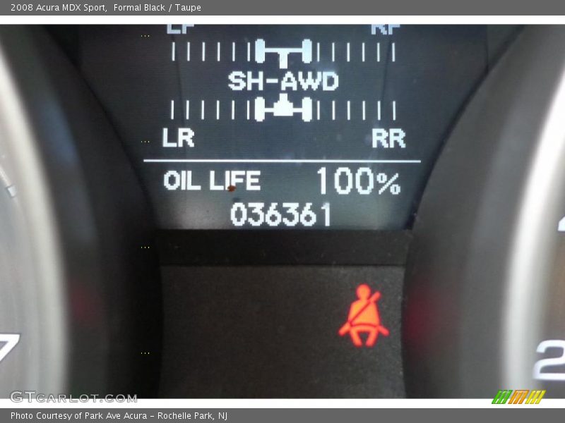 Formal Black / Taupe 2008 Acura MDX Sport